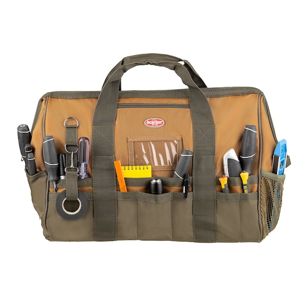 Bucket Boss Gatemount 20 Tool Bag, Double Wall 600 Poly Ripstop Fabric, 36 Pockets - 60020