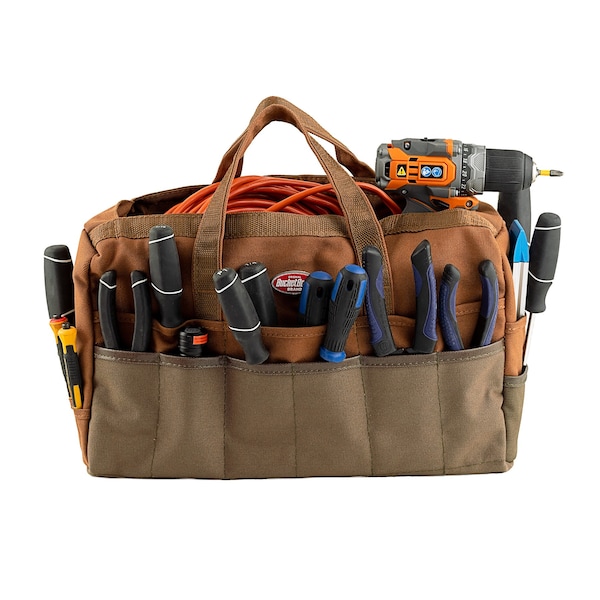 Bucket Boss Riggers Bag, 24oz, 30 Pocket, Duckwear Canvas Bottom, 30 Pockets - 60001