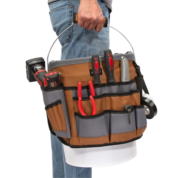 Dickies 35-Pocket Bucket Organizer With Drill Holster - 57103