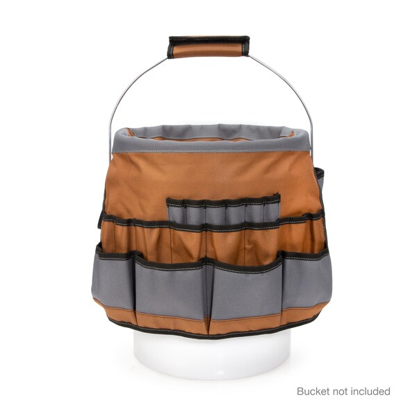 Dickies 35-Pocket Bucket Organizer With Drill Holster - 57103