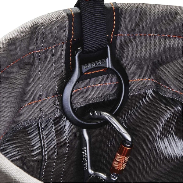 Ergodyne Bucket Bag, Gray, Canvas, 0 Pockets - 5960T