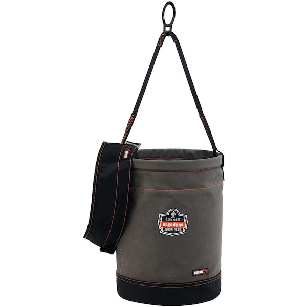 Ergodyne Bucket Bag, Gray, Canvas, 0 Pockets - 5960T