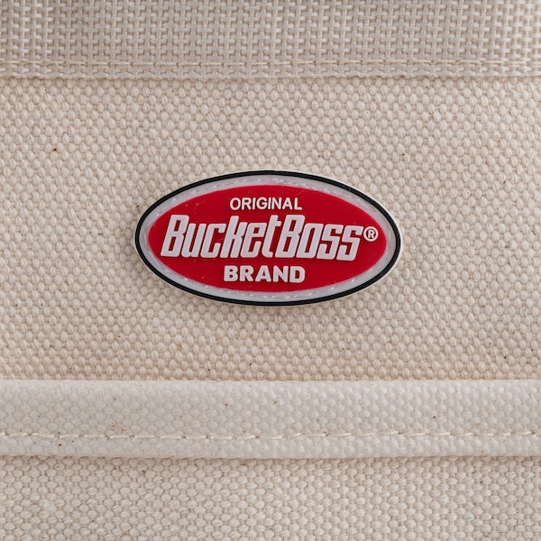 Bucket Boss Original Riggers Bag, Natural, 30 Pocket, Duckwear Canvas Bottom, 30 Pockets - 60002