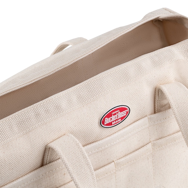 Bucket Boss Original Riggers Bag, Natural, 30 Pocket, Duckwear Canvas Bottom, 30 Pockets - 60002