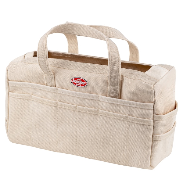 Bucket Boss Original Riggers Bag, Natural, 30 Pocket, Duckwear Canvas Bottom, 30 Pockets - 60002