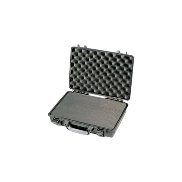 Pelican Black Protective Case, 16.88"L x 13.23"W x 4.47"D - 1470