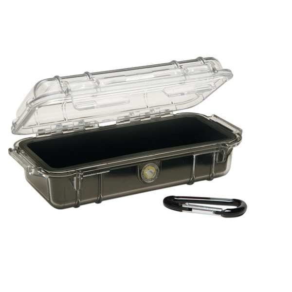Pelican Black Micro Case, 7-1/2"L x 3.87"W x 2.43"D - 1030-025-110-G