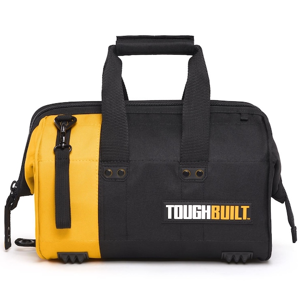 Toughbuilt Tool Bag, Black/Orange, Polyester - TB-60-12-1BES