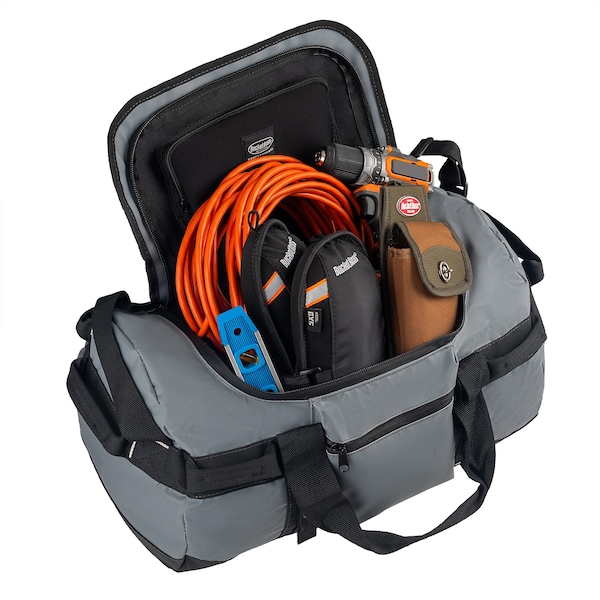 Bucket Boss Tool Duffel Bag, All-Weather Duffle, 20" x 12" x 12", Waterproof Tarpaulin - 68020