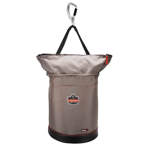 Ergodyne Gray Hoist Bucket with Swiveling Carabiner, XL - 5976