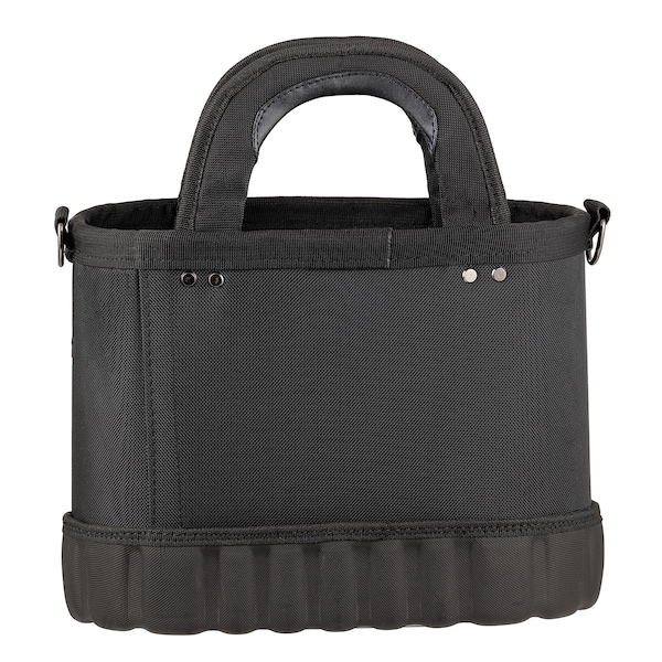 Bucket Boss Tool Tote, 13 Pocket, 14" x 8" x 10", 1680 Heavy-Duty Poly Fabric, 13 Pockets - 74014