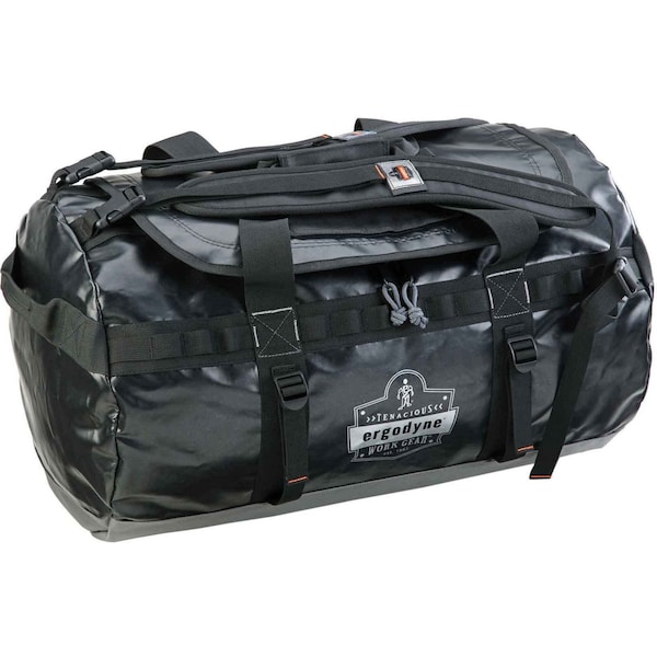Ergodyne Duffel Bag, Large, Water Resistant, Black - GB5030L