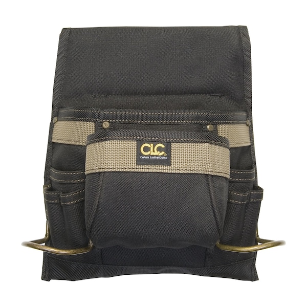 Clc Work Gear CLC 3 in. W X 12.75 in. H Polyester Tool Bag 8 pocket Black/Tan 1 pc - 1823