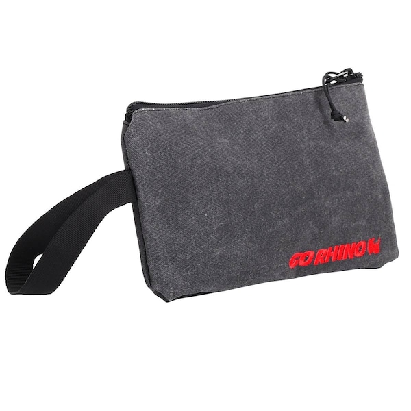 Go Rhino Pouch Style With Single Pocket With 1 Zipper With Wrist Straps With  Logo - XG1090-01