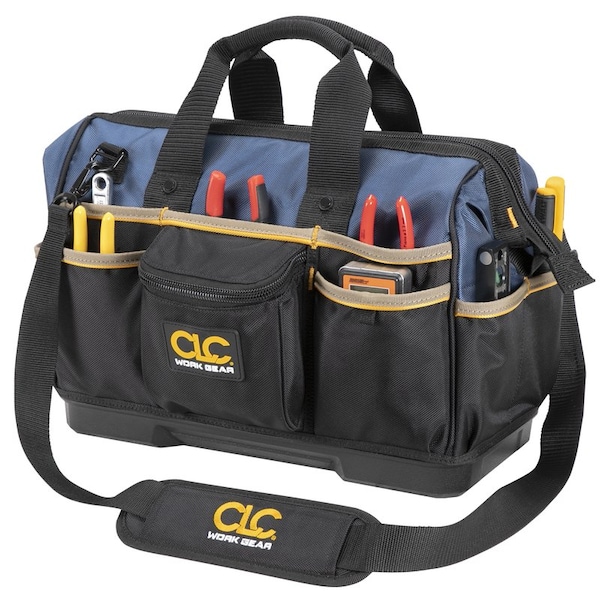 Clc Work Gear CLC 19 in. W X 16 in. H Ballistic Polyester Big Mouth Tote Bag 23 pocket Multicolored 1 pc - PB1563