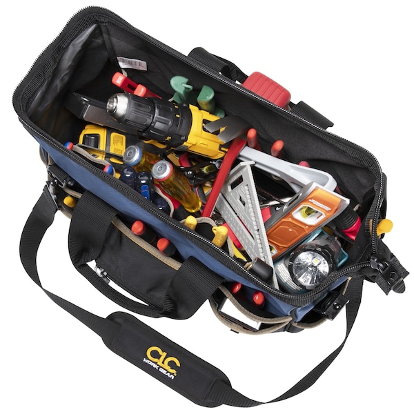Clc Work Gear CLC 19 in. W X 16 in. H Ballistic Polyester Big Mouth Tote Bag 23 pocket Multicolored 1 pc - PB1563