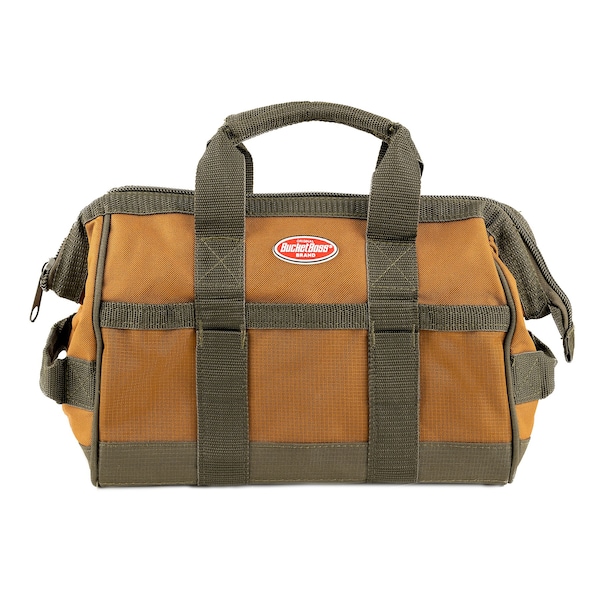 Bucket Boss Bag/Tote, Tool Bags, Combo, 12" and 16", Double Wall 600 Poly Ripstop Fabric - 60028