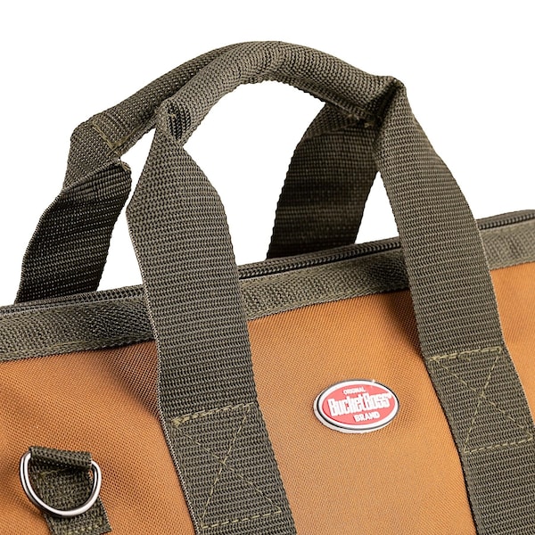 Bucket Boss Bag/Tote, Tool Bags, Combo, 12" and 16", Double Wall 600 Poly Ripstop Fabric - 60028