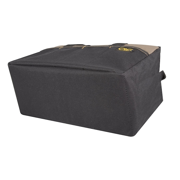 Custom Leathercraft CLC 5.5 in. W X 6 in. H Polyester Tool Tote 8 pocket Black/Tan 1 pc - 1116