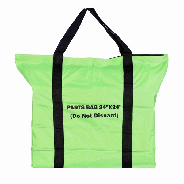 Ty-Flot Parts Bag, 24"x24"x7", PK10 - PB24X24400FLGN
