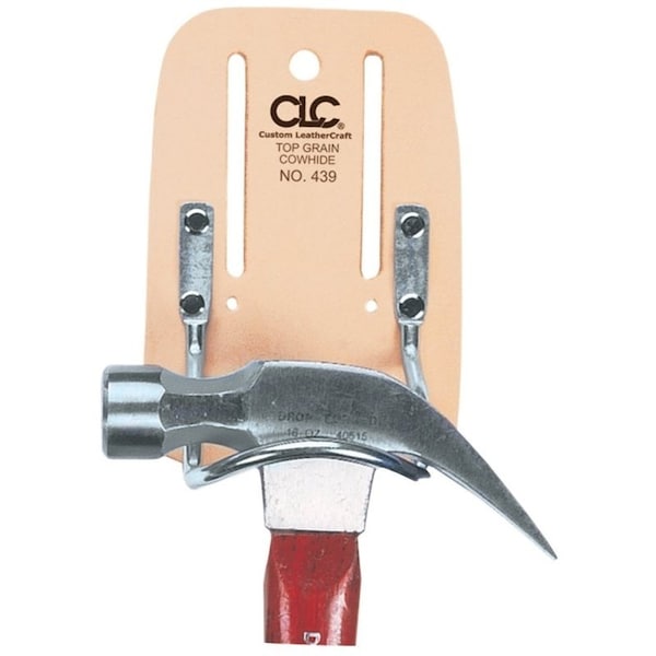 Clc Work Gear Tool Works Series Hammer Holder, Leather, 212 in W, 71 in H - 439