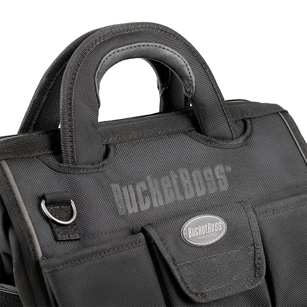 Bucket Boss Tool Bag, 14 Pocket, 1680 Heavy-Duty Poly Fabric, 12 Pockets - 64014