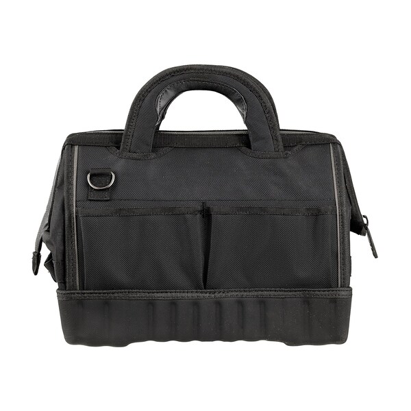 Bucket Boss Tool Bag, 14 Pocket, 1680 Heavy-Duty Poly Fabric, 12 Pockets - 64014