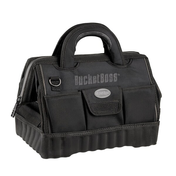 Bucket Boss Tool Bag, 14 Pocket, 1680 Heavy-Duty Poly Fabric, 12 Pockets - 64014