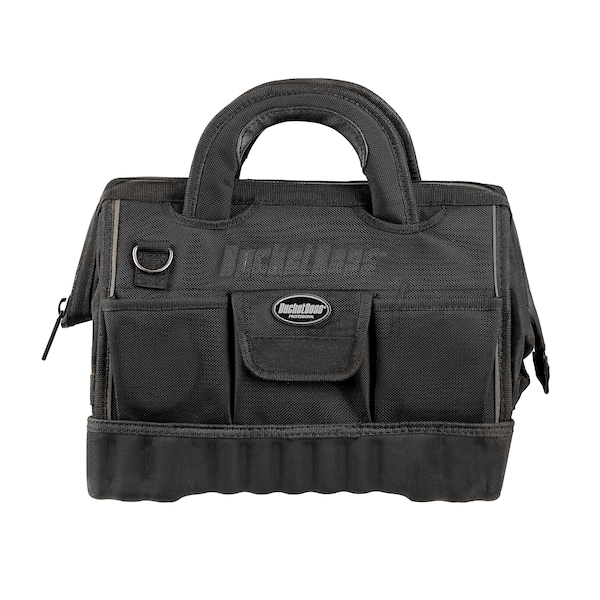 Bucket Boss Tool Bag, 14 Pocket, 1680 Heavy-Duty Poly Fabric, 12 Pockets - 64014