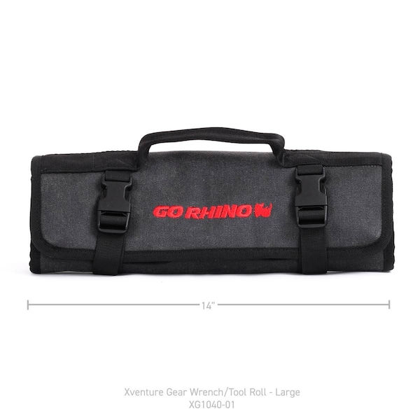 Go Rhino RollUp Style 4 Length x 4 Wide Closed 1412 Length x 2614 Length Opened With 23 Inter - XG1040-01
