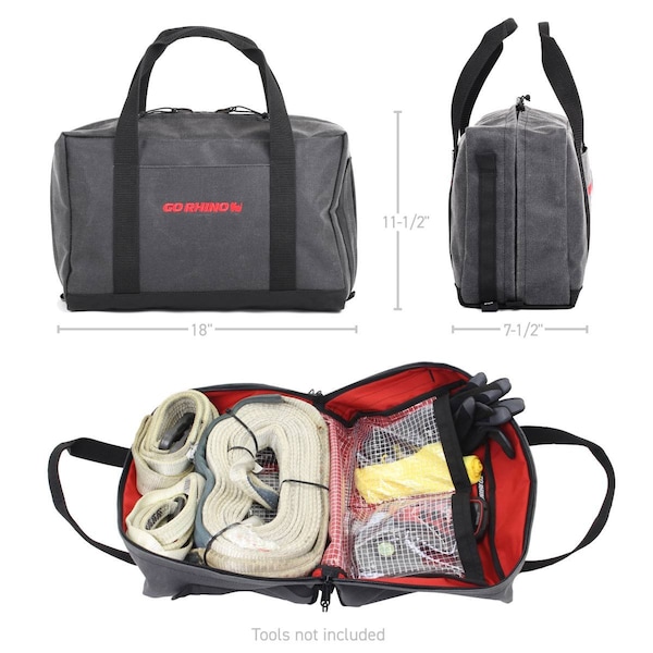 Go Rhino Duffel Style 712 Length x 1112 Width x 18 Height With 5 Interior Pockets and 2 Outside Slee - XG1070-01
