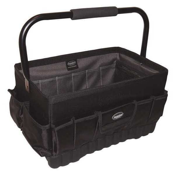 Bucket Boss Pro Oval Tool Tote 18, 1680 Heavy-Duty Poly Fabric, 14 Pockets - 74018
