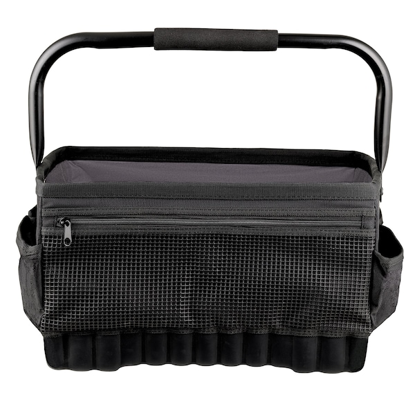 Bucket Boss Pro Oval Tool Tote 18, 1680 Heavy-Duty Poly Fabric, 14 Pockets - 74018