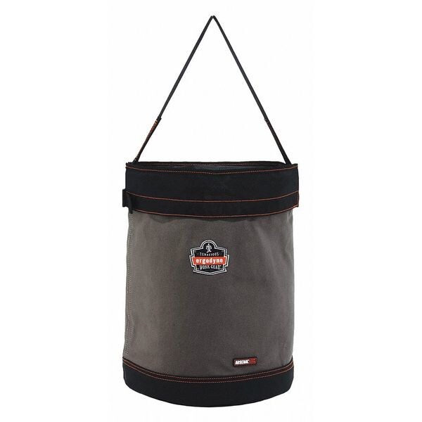 Ergodyne Bucket Bag, Gray, Canvas, 0 Pockets - 5935T