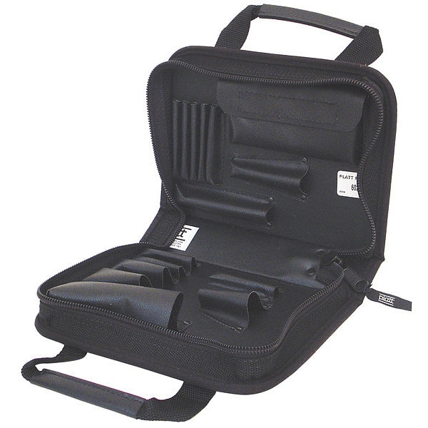 Platt Bag/Tote, Mini Tech Sewn Tool Case 10.75X7.6X2.6", Black - 602ZT