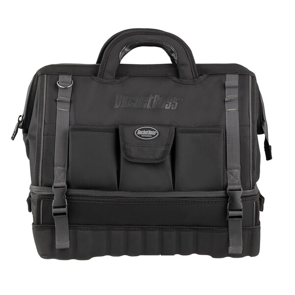 Bucket Boss Pro Drop-Bottom Tool, 1680 Heavy-Duty Poly Fabric, 14 Pockets - 68018