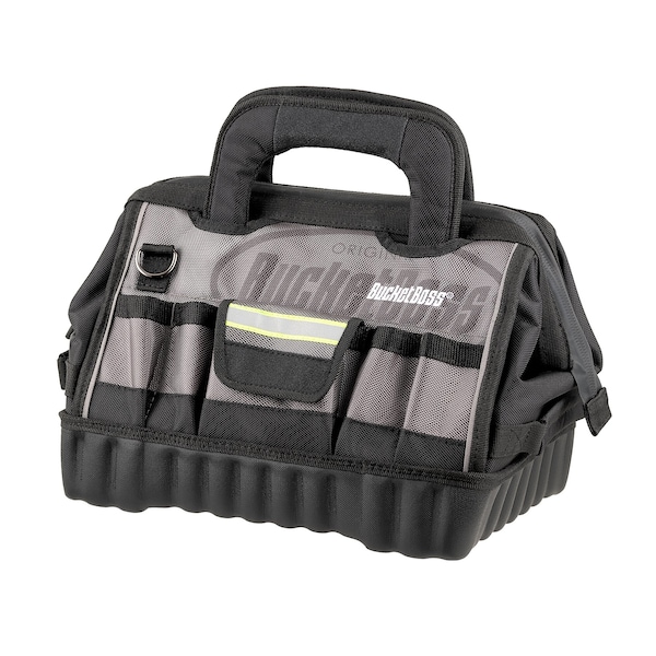 Bucket Boss HV Pro Bag, Hvy Dty Poly Fabric, 14", 1680 Heavy-Duty Poly Fabric, 14 Pockets - 65114-HV