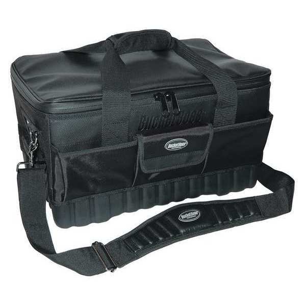 Bucket Boss Pro Racer 18 Tool Bag, 1680 Heavy-Duty Poly Fabric, 14 Pockets - 66018