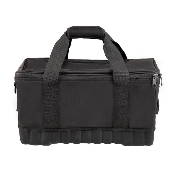 Bucket Boss Pro Racer 18 Tool Bag, 1680 Heavy-Duty Poly Fabric, 14 Pockets - 66018