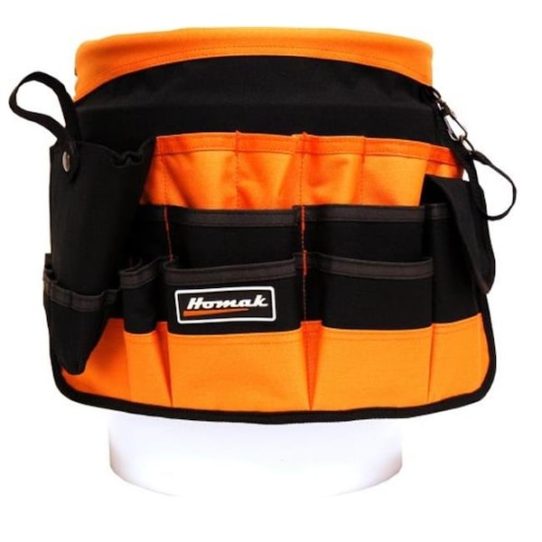 Homak Homak TB00102038 10 Inch Bucket Bag with 38 Pockets - TB00102038