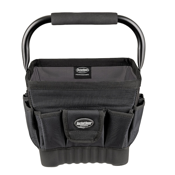 Bucket Boss Pro Tool Tote 11, 1680 Heavy-Duty Poly Fabric, 19 Pockets - 74012