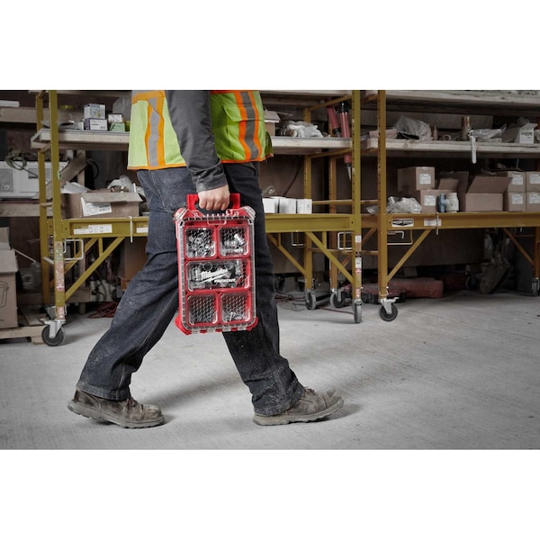 Milwaukee Tool PACKOUT Backpack + PACKOUT Low-Profile Compact Organizer - 48-22-8301, 48-22-8436