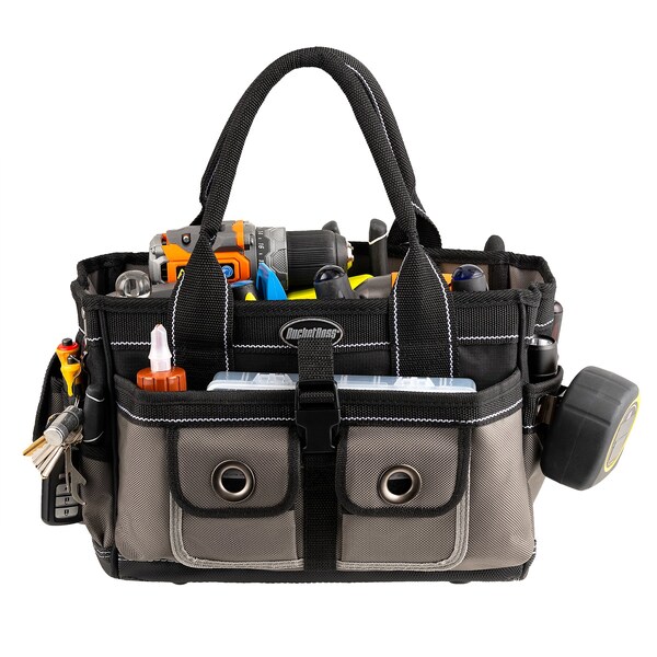 Bucket Boss Bag/Tote, Tool Tote, Extreme Hopalong, 1680 Heavy-Duty Poly Fabric - 65088