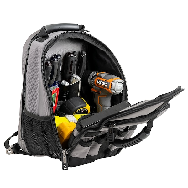 Bucket Boss Sling Pack Tool Bag, 1680 Heavy Duty Poly Fabric, 24 Pockets - 65160
