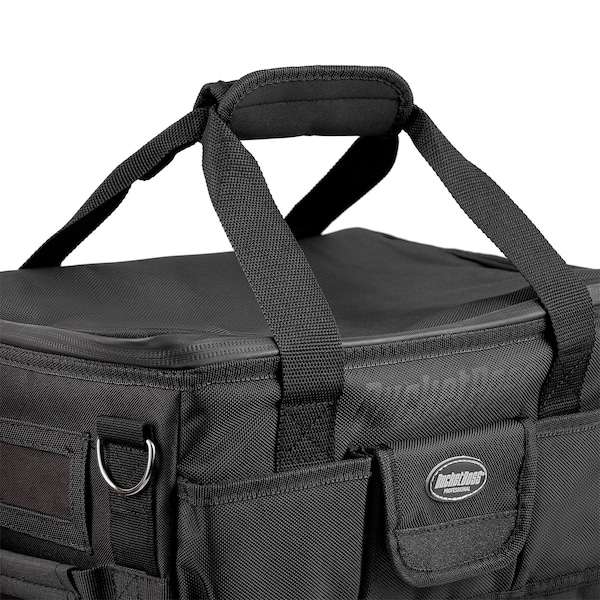 Bucket Boss Drop-Bottom Too Bag, 1680 Heavy-Duty Poly Fabric, 16 Pockets - 66014