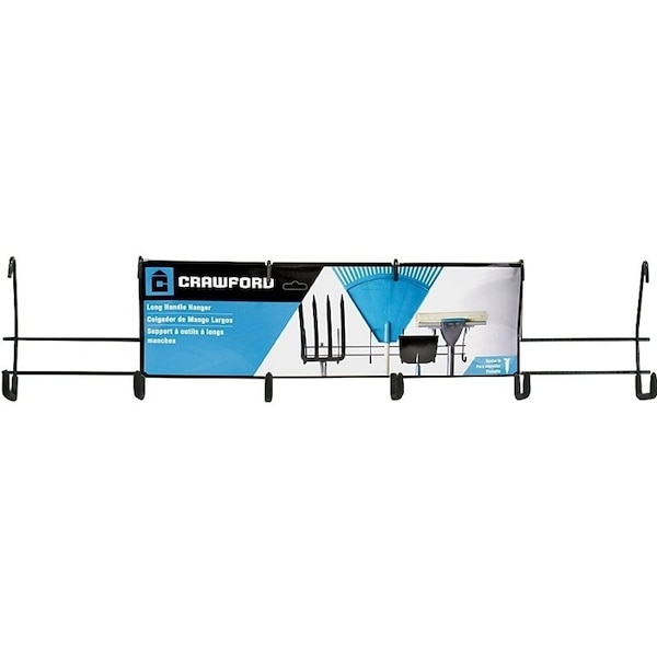 Crawford Handle Hanger, Metal, Black, Black, Metal - CMLH-6