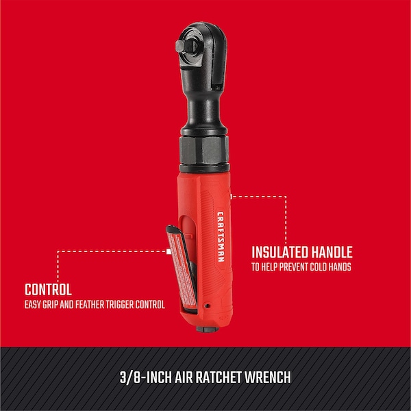 Craftsman Craftsman 3/8-in Air Ratchet - CMXPTSG1007NB