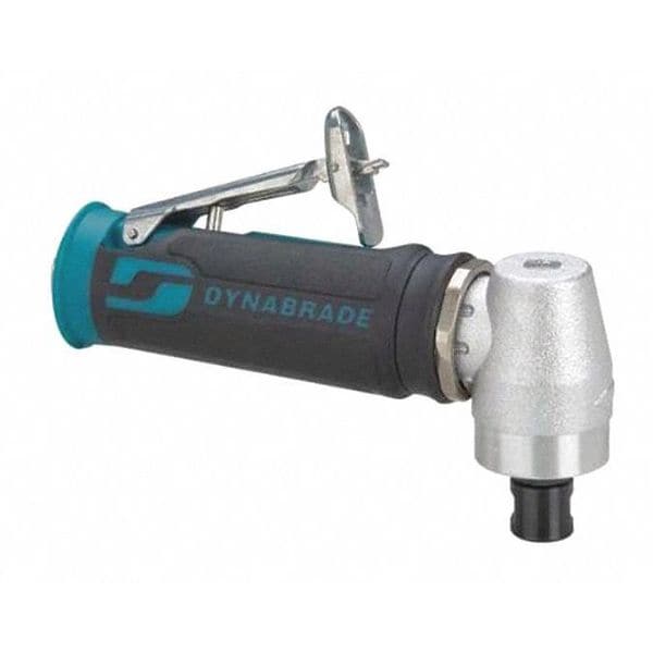 Dynabrade Right Angle Right Angle Die Grinder .4 Hp, 1/4 in NPT Female Air Inlet, 1/4" and 6mm Collet, 0.4 HP - 47802