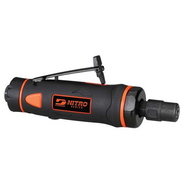 Dynabrade Die Grinder, 1/4 in NPT Female Air Inlet, 6 mm Collet, Medium Duty, 25,000 RPM, 0.3 hp - DGS32