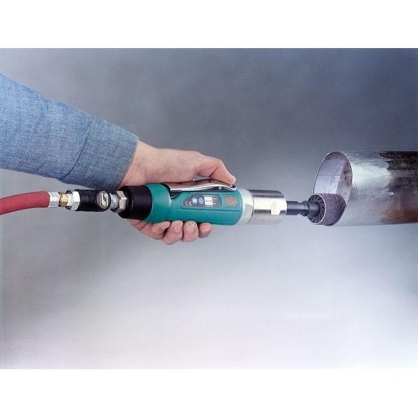Dynabrade Straight Die Grinder, 1/4 in NPT Female Air Inlet, 1/4 in Collet, Heavy Duty, 4,500 RPM, 1.0 hp - 52663